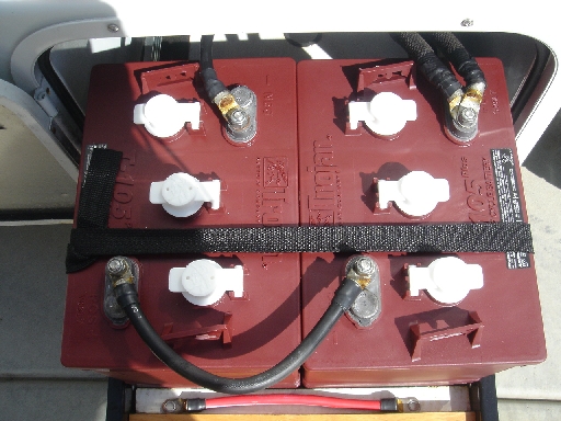 Two Trojan T-105 Plus installed, tray extended, top view